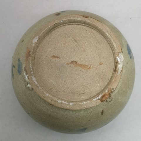 古玩陶瓷明晚期花卉紋青花蓋罐拍賣,當前價格1200元