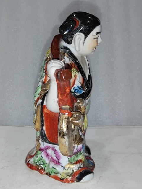 古玩陶瓷創(chuàng)匯·粉彩招財(cái)童子擺件真品鑒賞圖