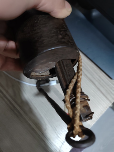 古玩雜項清代大鐵鎖拍賣,當前價格766元