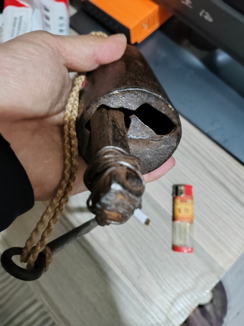 古玩雜項清代大鐵鎖拍賣,當前價格766元
