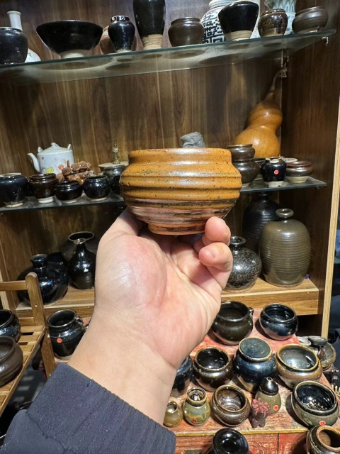 古玩陶瓷明清窯變罐;不懂勿擾拍賣,當前價格1588元