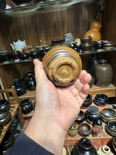 古玩陶瓷明清窯變罐;不懂勿擾拍賣,當前價格1588元