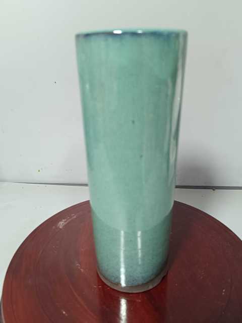 古玩陶瓷精美窯變釉筆筒拍賣,當前價格80元