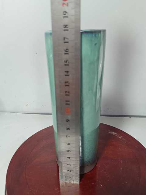 古玩陶瓷精美窯變釉筆筒拍賣,當前價格80元