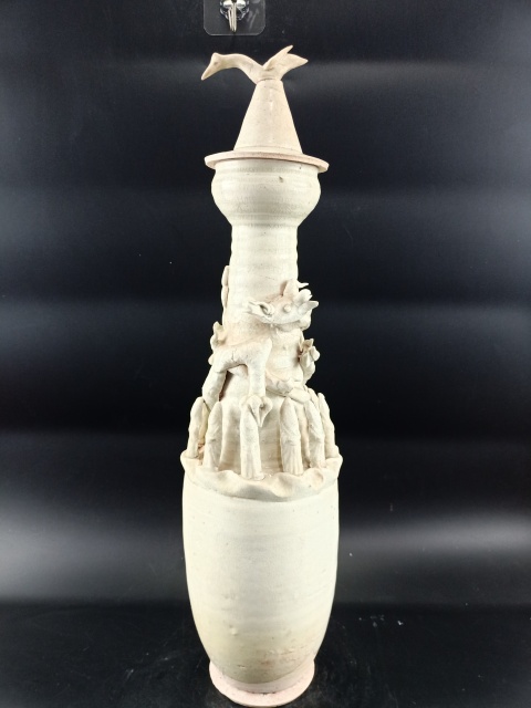 古玩陶瓷【館藏級(jí)重器】宋代:影青釉貼塑人物龍紋塔式罐【收藏重器】【龍紋級(jí)別比較高】拍賣(mài),當(dāng)前價(jià)格0元