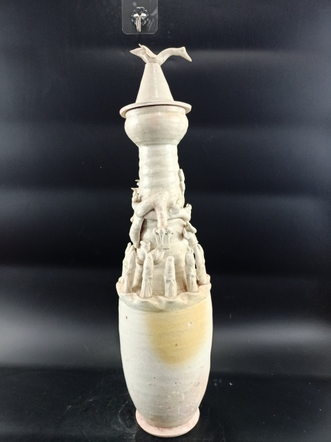 古玩陶瓷【館藏級(jí)重器】宋代:影青釉貼塑人物龍紋塔式罐【收藏重器】【龍紋級(jí)別比較高】拍賣(mài),當(dāng)前價(jià)格0元
