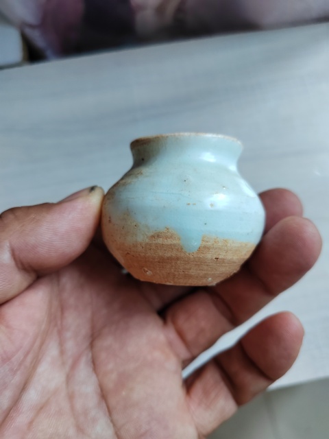 古玩陶瓷青白釉水盂拍賣,當前價格466元