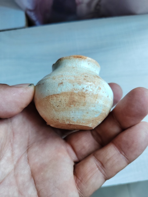 古玩陶瓷青白釉水盂拍賣,當前價格466元