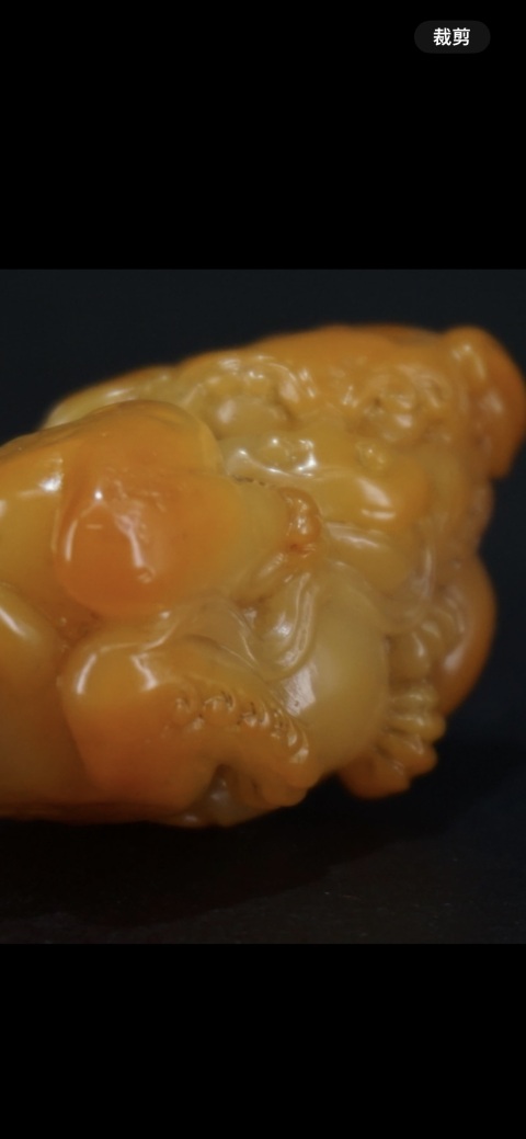 古玩雜項壽山芙蓉石獅子繡球擺件拍賣，當前價格2800元