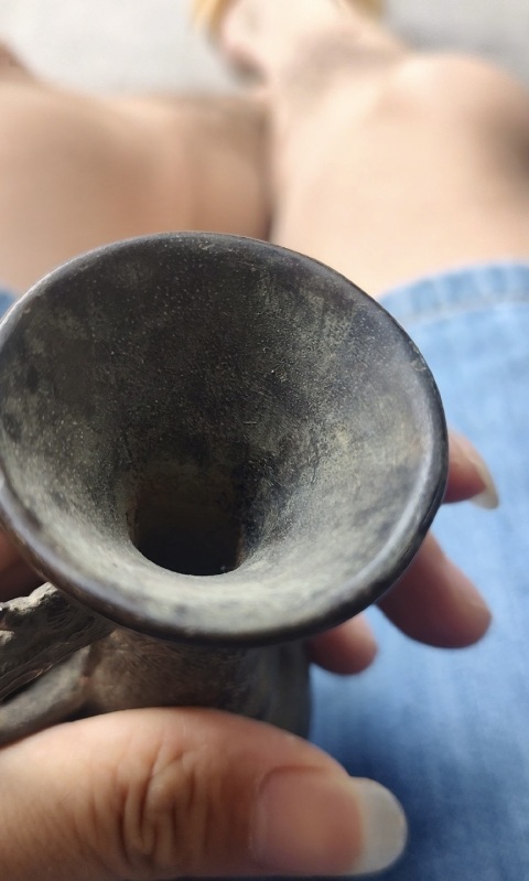 古玩銅器獸耳銜環(huán)銅瓶拍賣，當前價格1588元