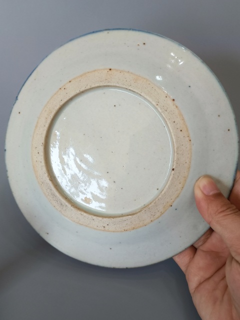 古玩陶瓷全品 清中晚期·青花山水人物臥足盤拍賣,當前價格399元