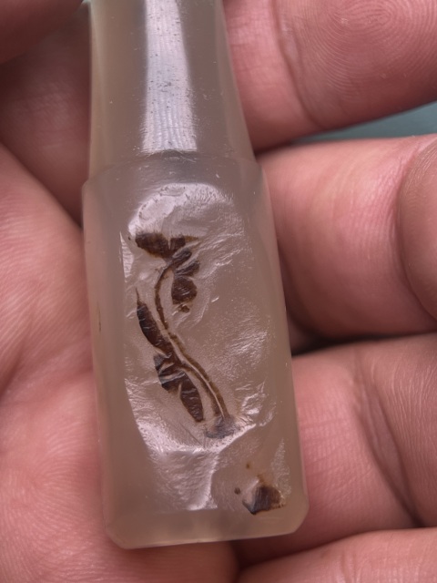 古玩玉器清代巧雕瑪瑙嘴子拍賣，當前價格4600元