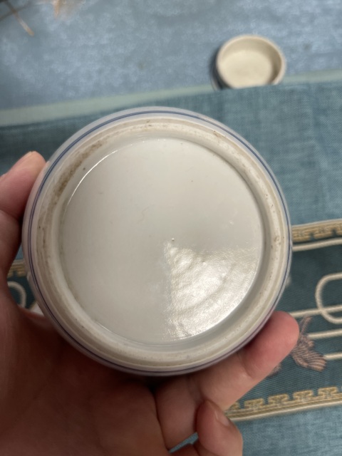 古玩陶瓷清.乾隆 青花松鼠葡萄紋飾蓋罐拍賣，當前價格20000元