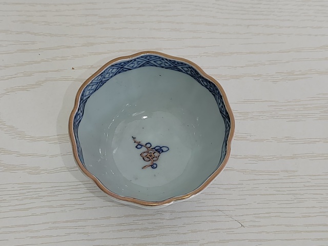 古玩陶瓷青花加彩杯（一套）拍賣，當前價格200元
