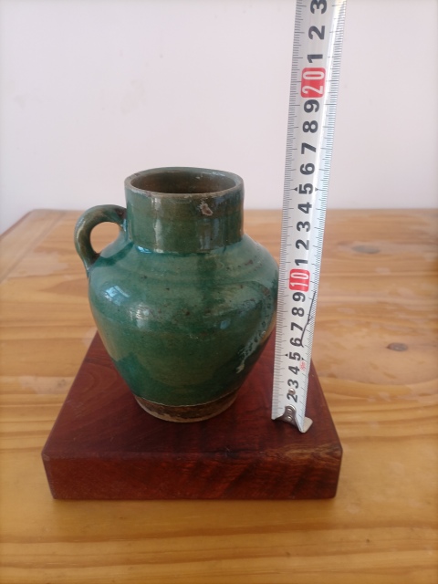 古玩陶瓷清早期.綠釉執壺540拍賣,當前價格540元