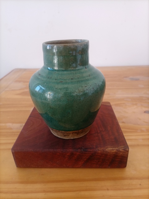 古玩陶瓷清早期.綠釉執壺540拍賣,當前價格540元