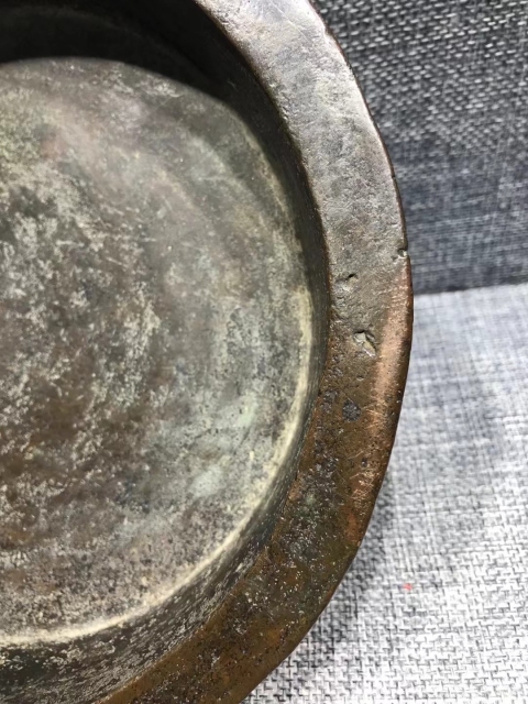 古玩銅器明清山西銅底座拍賣，當(dāng)前價格3900元