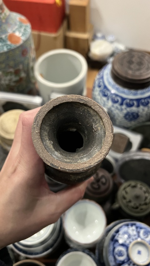 古玩陶瓷宋元褐釉瓶拍賣，當前價格555元