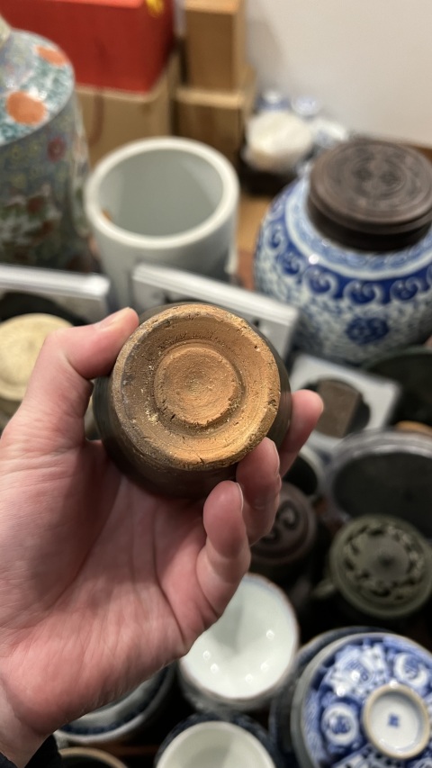 古玩陶瓷宋元褐釉瓶拍賣，當前價格555元