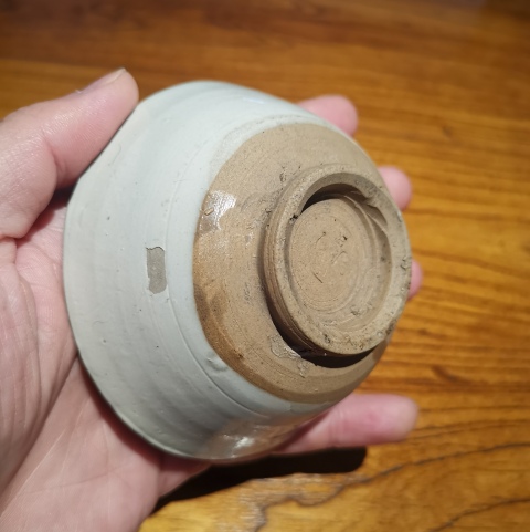 古玩陶瓷金元白釉盞拍賣,當前價格600元