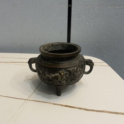 古玩雜項銅香爐拍賣,當前價格980元