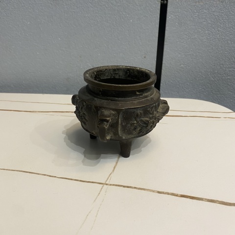 古玩雜項銅香爐拍賣,當前價格980元