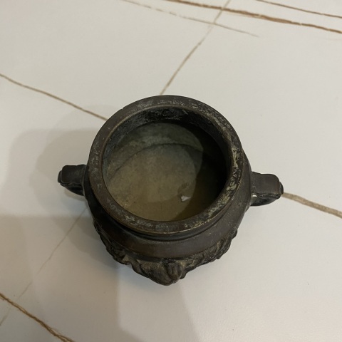 古玩雜項銅香爐拍賣,當前價格980元