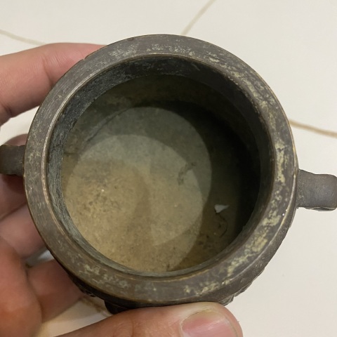 古玩雜項銅香爐拍賣,當前價格980元