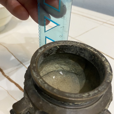 古玩雜項銅香爐拍賣,當前價格980元