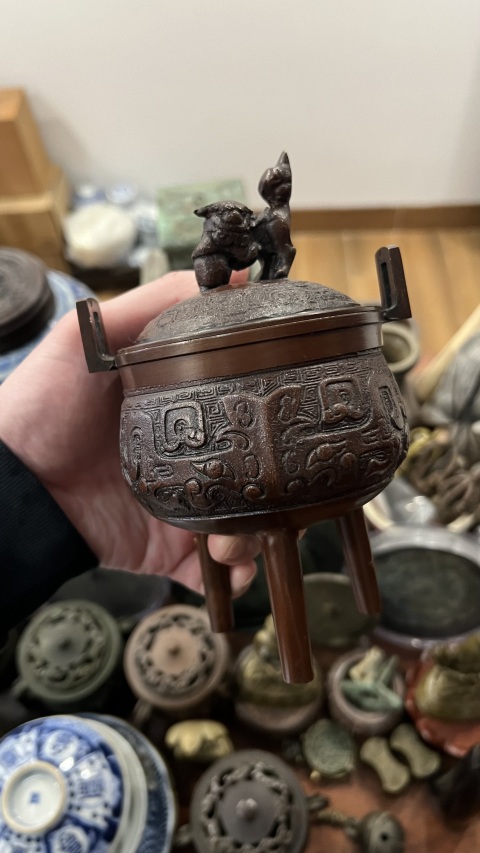 古玩雜項(xiàng)清代香爐拍賣，當(dāng)前價(jià)格499元