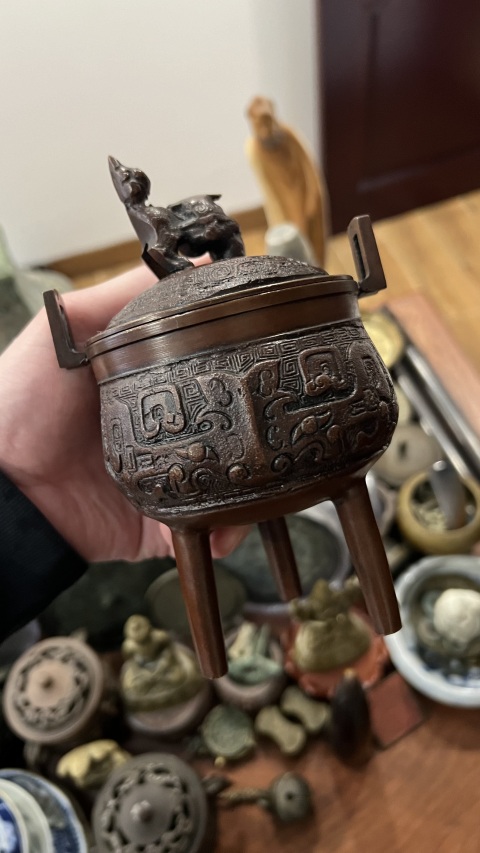 古玩雜項(xiàng)清代香爐拍賣，當(dāng)前價(jià)格499元