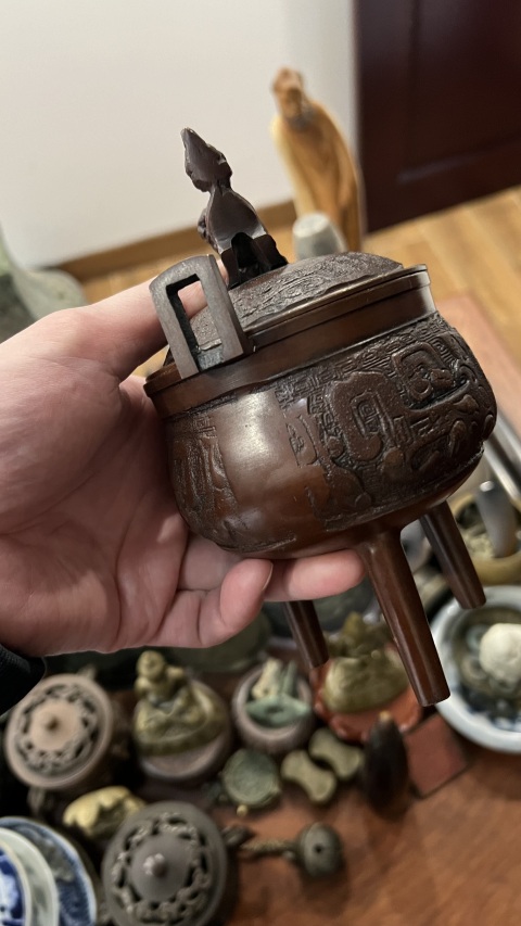 古玩雜項(xiàng)清代香爐拍賣，當(dāng)前價(jià)格499元