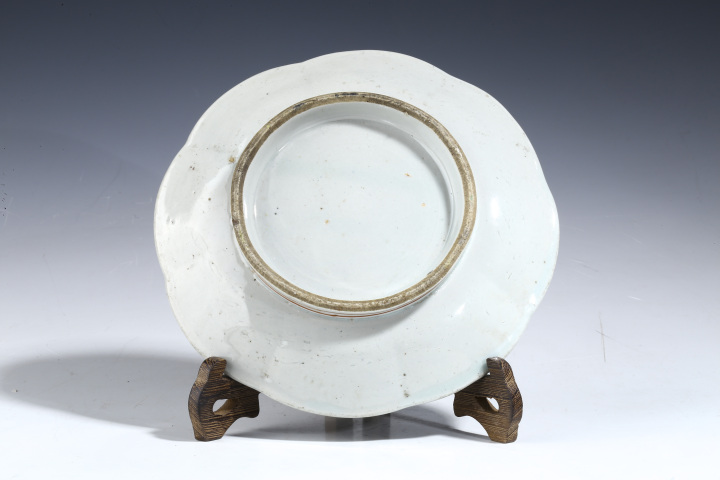古玩陶瓷民國(guó)·粉彩花鳥(niǎo)紋花口供盤(pán)拍賣,當(dāng)前價(jià)格230元