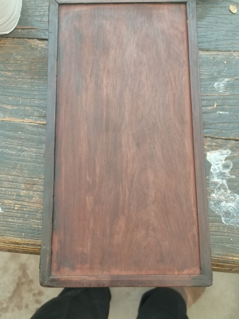 古玩雜項算盤紅木算盤全品。有使用痕跡。算盤的籽兒是花梨的。拍賣,當前價格1222元