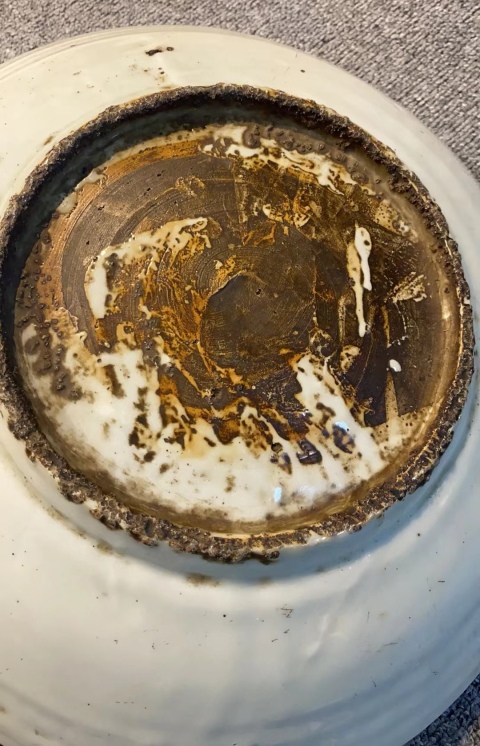 古玩陶瓷青花鳳穿牡丹圖盤拍賣,當前價格6800元
