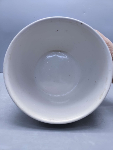 古玩陶瓷青花團鶴紋蓋缸拍賣,當前價格199元