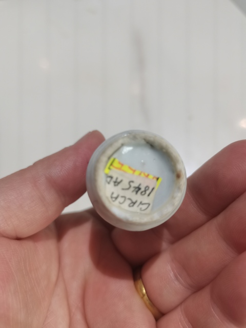 古玩陶瓷清晚·青花釉里紅人物紋鼻煙壺拍賣，當前價格4500元