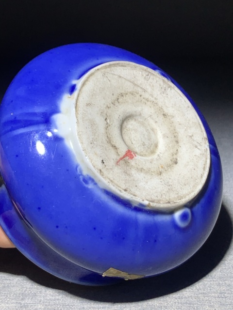 古玩陶瓷霽藍釉繩耳香爐拍賣,當前價格2888元