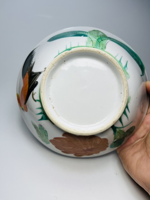 古玩陶瓷彩繪大公雞紋碗拍賣,當前價格0元