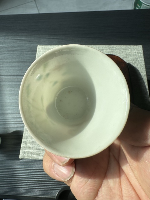 古玩陶瓷清中·花卉紋粉彩馬蹄杯拍賣，當前價格3600元
