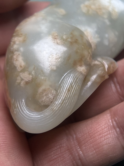 古玩玉器清中期籽料玉馬拍賣，當前價格78800元