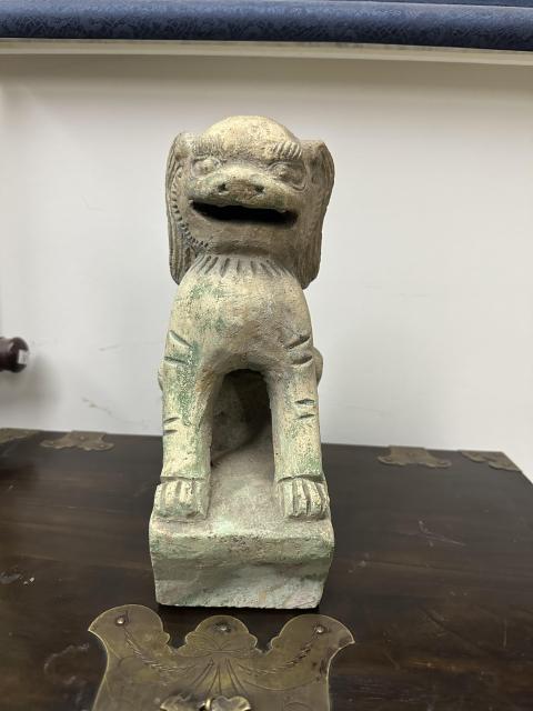 古玩陶瓷元明獅子拍賣，當前價格5555元