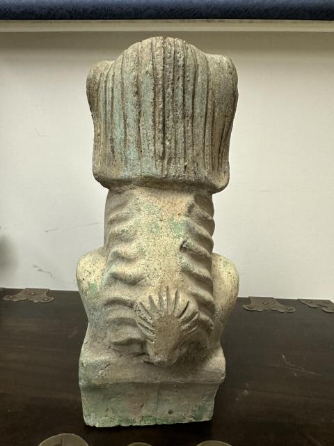 古玩陶瓷元明獅子拍賣，當前價格5555元