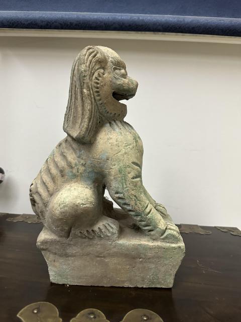 古玩陶瓷元明獅子拍賣，當前價格5555元