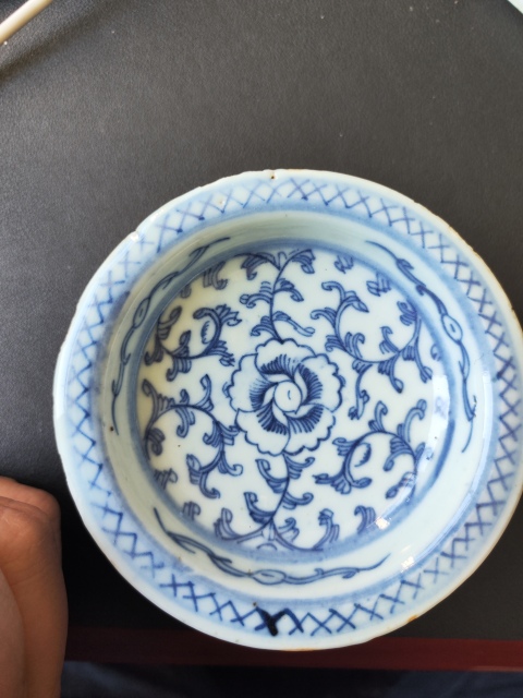 古玩陶瓷青花高足碟拍賣,當前價格2200元