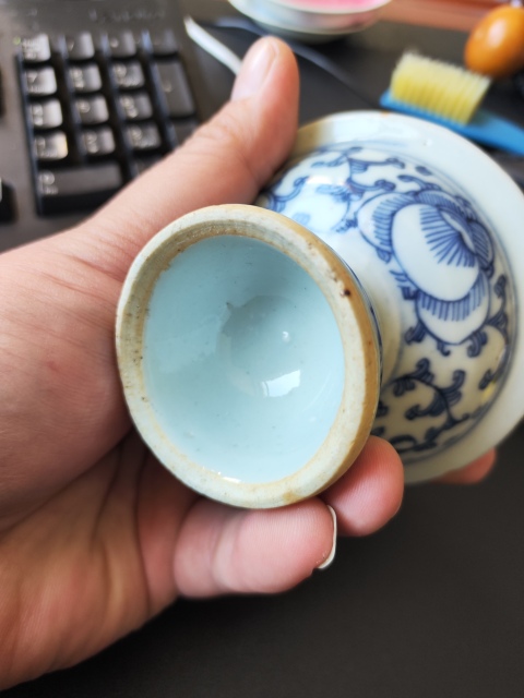 古玩陶瓷青花高足碟拍賣,當前價格2200元