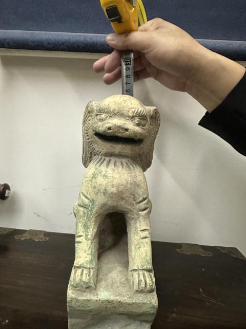 古玩陶瓷元明獅子拍賣，當前價格5555元