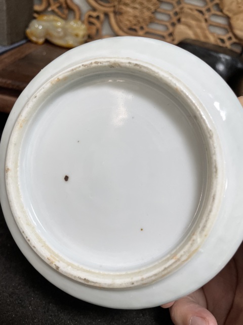 古玩陶瓷三星高照?qǐng)D青花圈足筒式香爐拍賣(mài),當(dāng)前價(jià)格5000元
