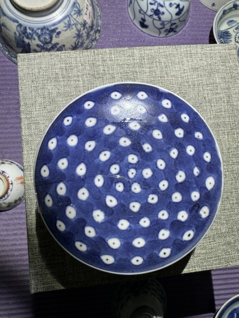 古玩陶瓷青花蓮蓬造型蓋盒拍賣，當前價格6500元