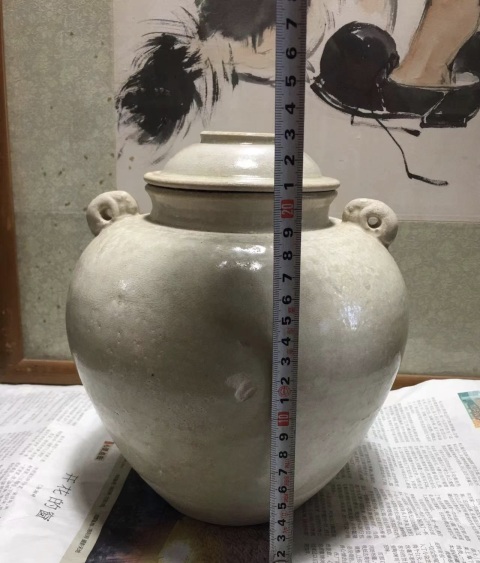 古玩陶瓷隋唐·兔系白瓷蓋罐拍賣,當(dāng)前價(jià)格60000元